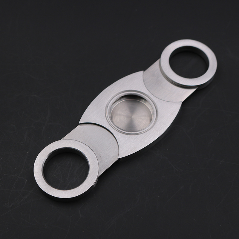 Tools Qa - กรรไกรตัดซิการ์แบบพกพา หัวกลมขนาดเล็ก วัสดุสแตนเลส คมกริบ ของขวัญเล็กๆ สไตล์ยุโรปอเมริกา