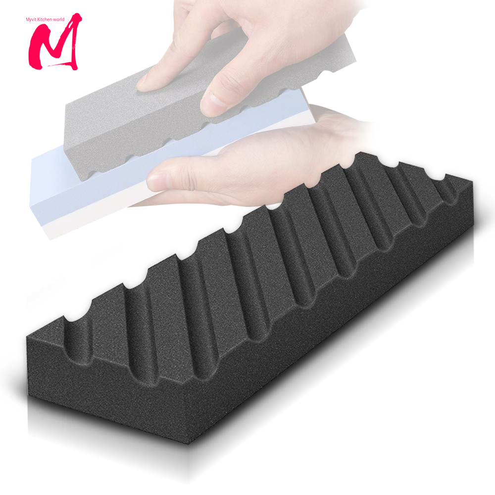Sharpening Stone Whetstone - เครื่องลับคมหินลับมีดสำหรับซ่อมหินแบนแผ่นลับมีดใช้น้ำใช้บดหยาบอุปกรณ์ครัว320แบบเปียก