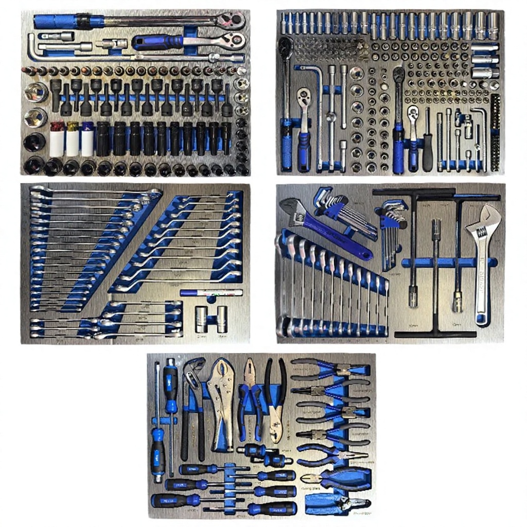 Workshop Tools For Sale - ชุดเครื่องมือช่างอเนกประสงค์ 413 ชิ้น วัสดุเหล็กอัลลอยด์ ทนทาน สำหรับซ่อมแซมในโรงงานและงานบำรุงรักษาประจำวัน