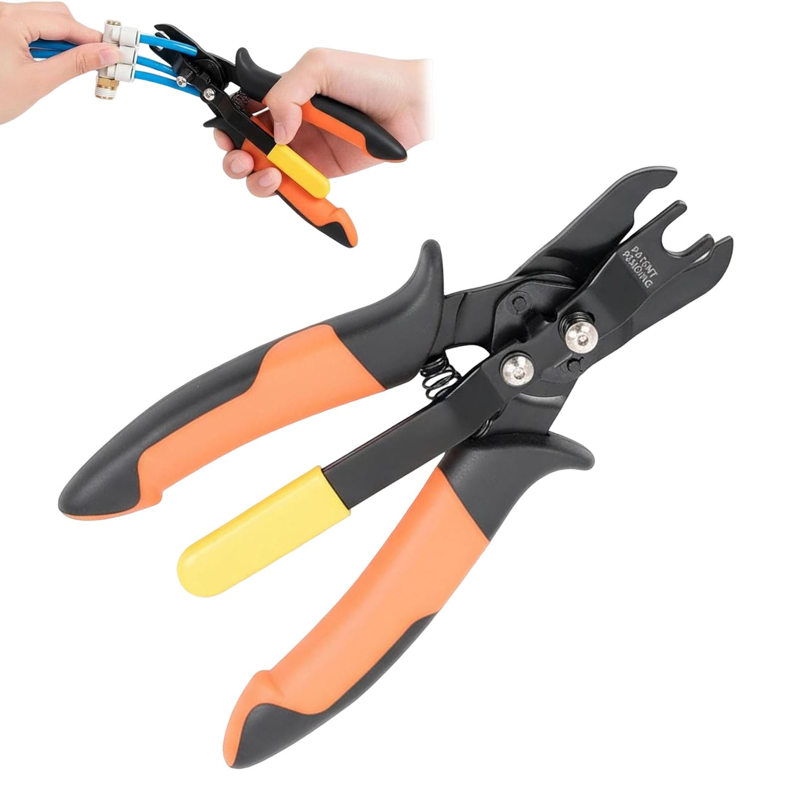 Workshop Tools English - คีมถอดข้อต่อแบบเสียบ คีมปลดสายยาง เครื่องมือถอดสายลม คีมสายลม อุปกรณ์ข้อต่อสายลม สำหรับงานซ่อมรถยนต์ในโรงงาน