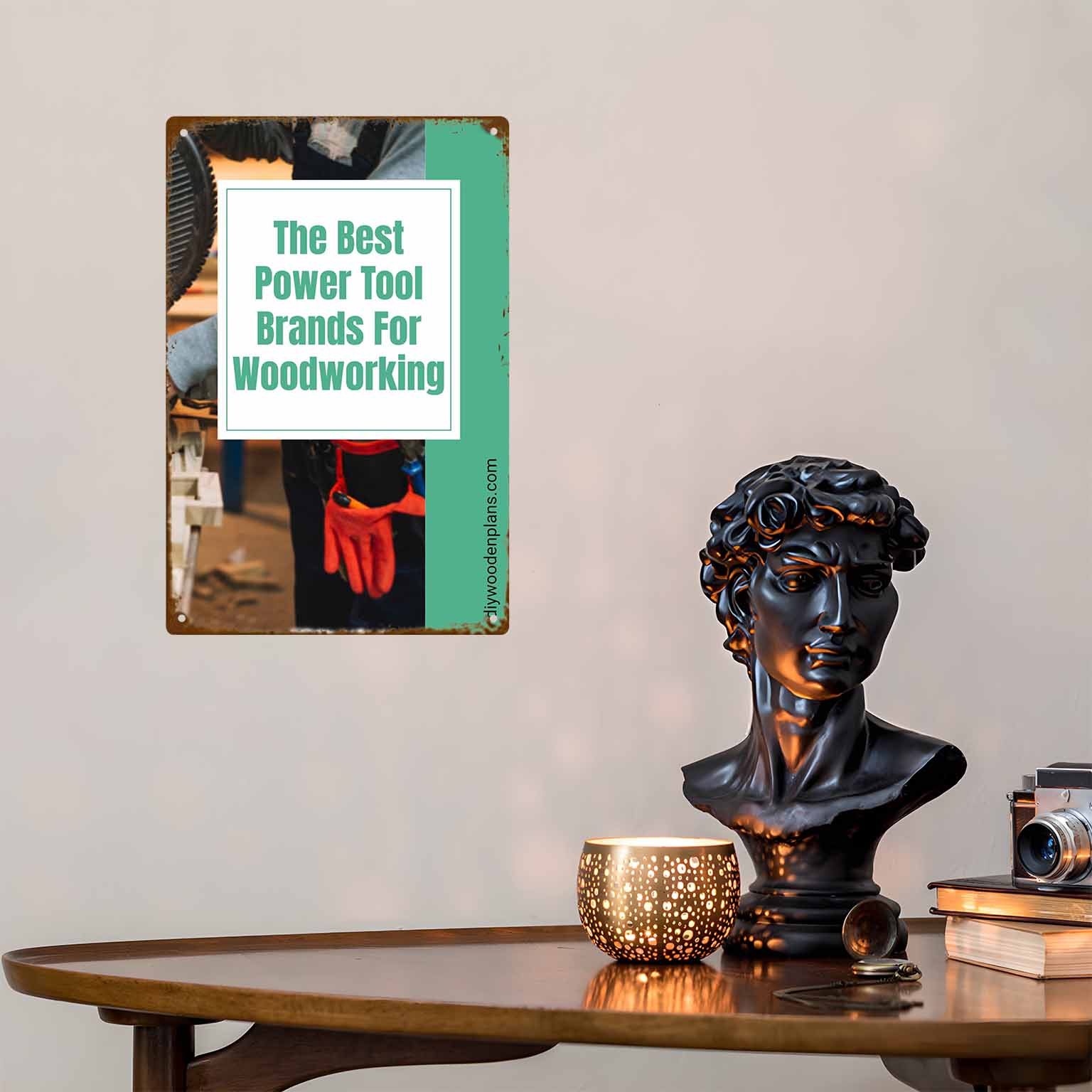ป้ายโลหะติดผนัง 2 มิติ 1 ชิ้น  - Best Tools For Workshop บทวิจารณ์และราคา