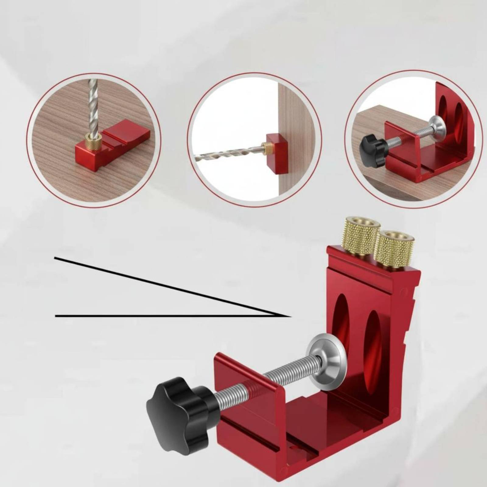 ชุดอุปกรณ์เจาะมุม 15 องศา พร้อ - Workshop Joinery Tools บทวิจารณ์และราคา