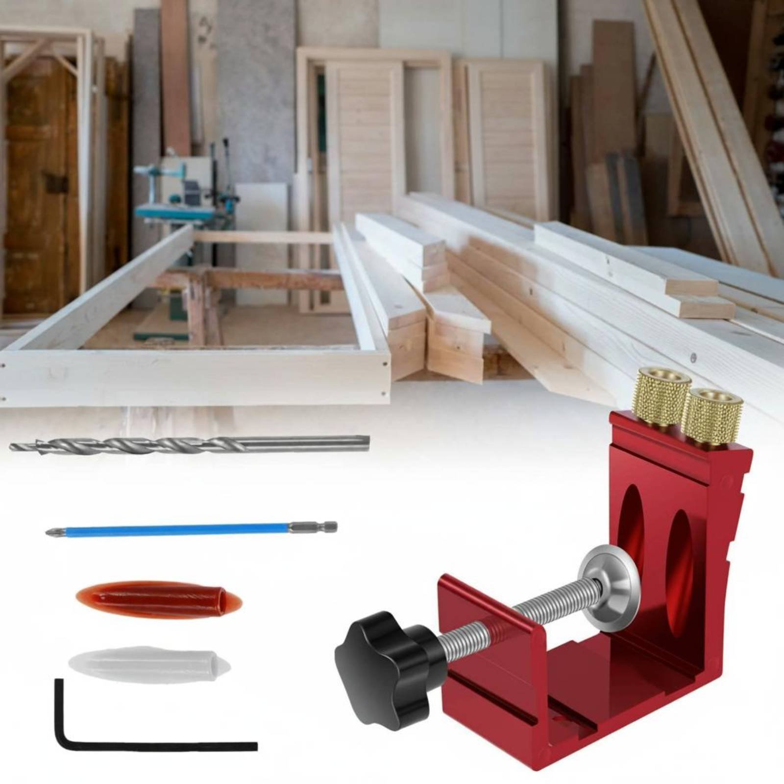 ชุดอุปกรณ์เจาะมุม 15 องศา พร้อ - Workshop Joinery Tools บทวิจารณ์และราคา