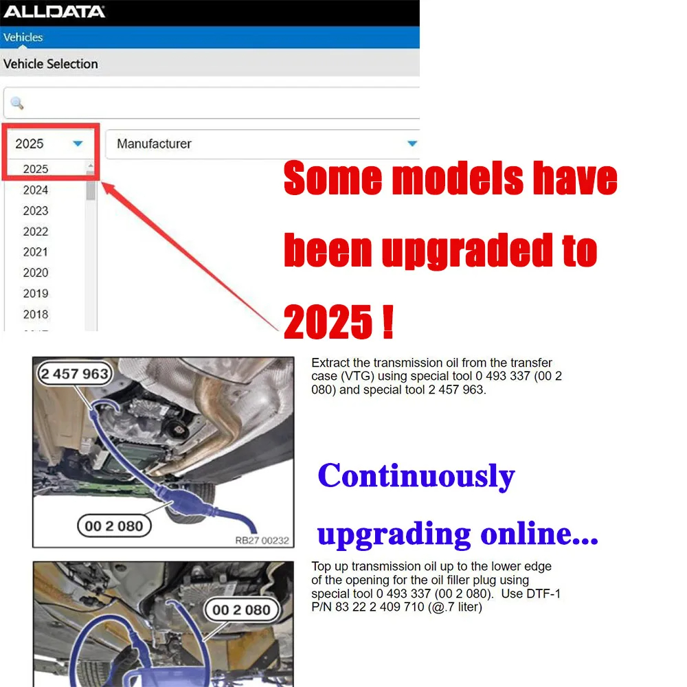 ซอฟต์แวร์ Alldata CAR Data ปี  - Special Workshop Tools บทวิจารณ์และราคา